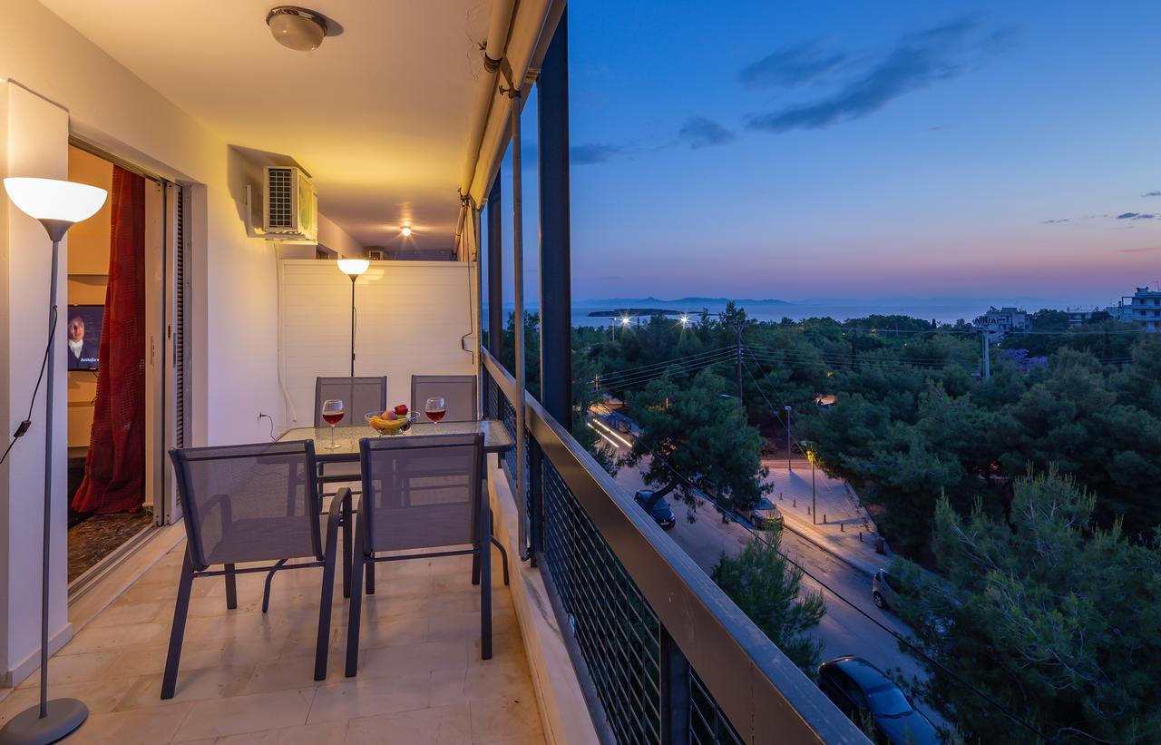 Archer - Sea View Apartment Atenas Exterior foto